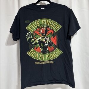 FIVE FINGER DEATH‎ PUNCH OFFICIAL MERCH BAND CONCERT MUSIC T-SHIRT MENS M